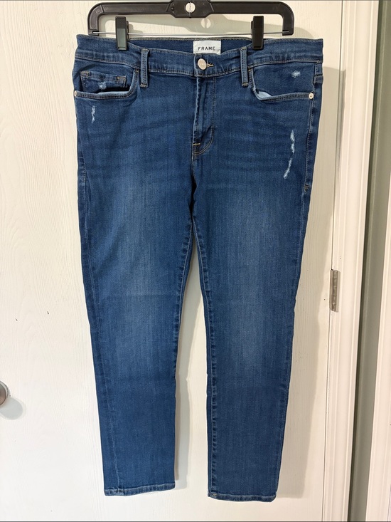 Frame Denim Denim - Frame Le Garçon Denim Skinny Jeans Medium Blue Wash Like New Women’s Size 10
